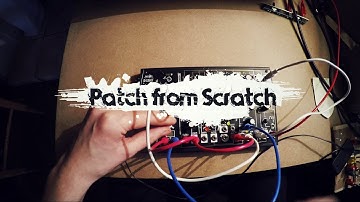 Patch from Scratch - Make Noise 0-Coast Glitchy Percussions (no talking)