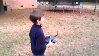 E flying a Nutball