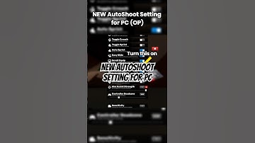*NEW* AUTOSHOOT Setting For PC in RobloxRivals #robloxrivals #roblox #shorts