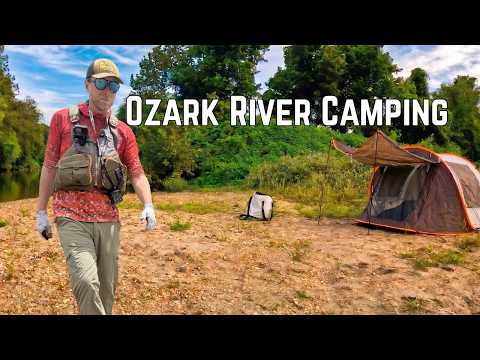 Ozark River Fishing & Gravel Bar Camping 2 Hours