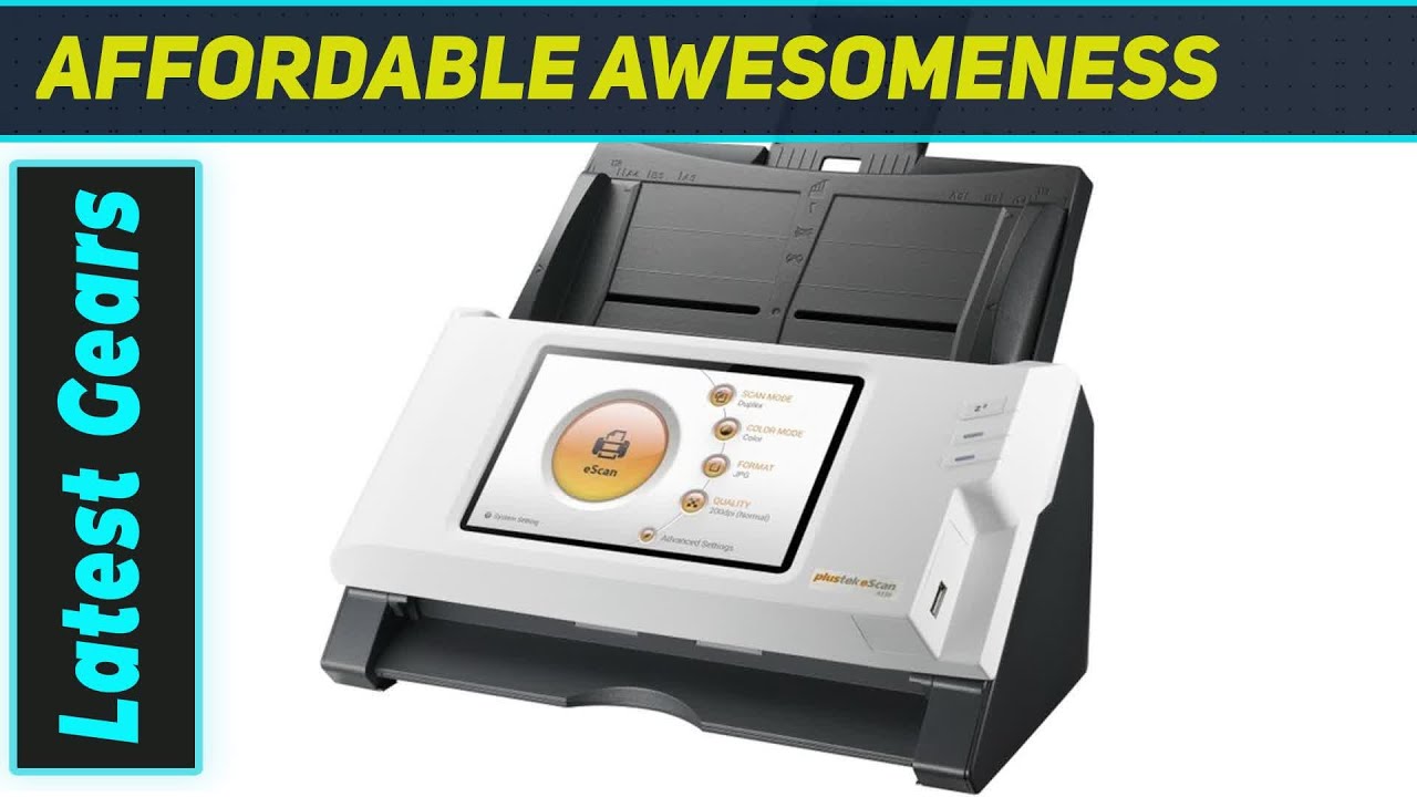 Any Scanner Escan A350: The Smartest Wireless Document Scanner for Any Office - YouTube