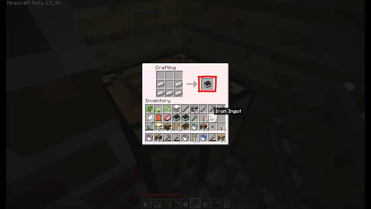 Minecraft How To Make Rails And Minecart YouTube
