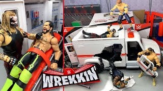 WWE WREKKIN SLAMBULANCE FIGURE PLAYSET REVIEW!