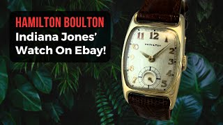 Original Vintage Hamilton Boulton From The Dial Of Destiny. 50s Watch Full Review