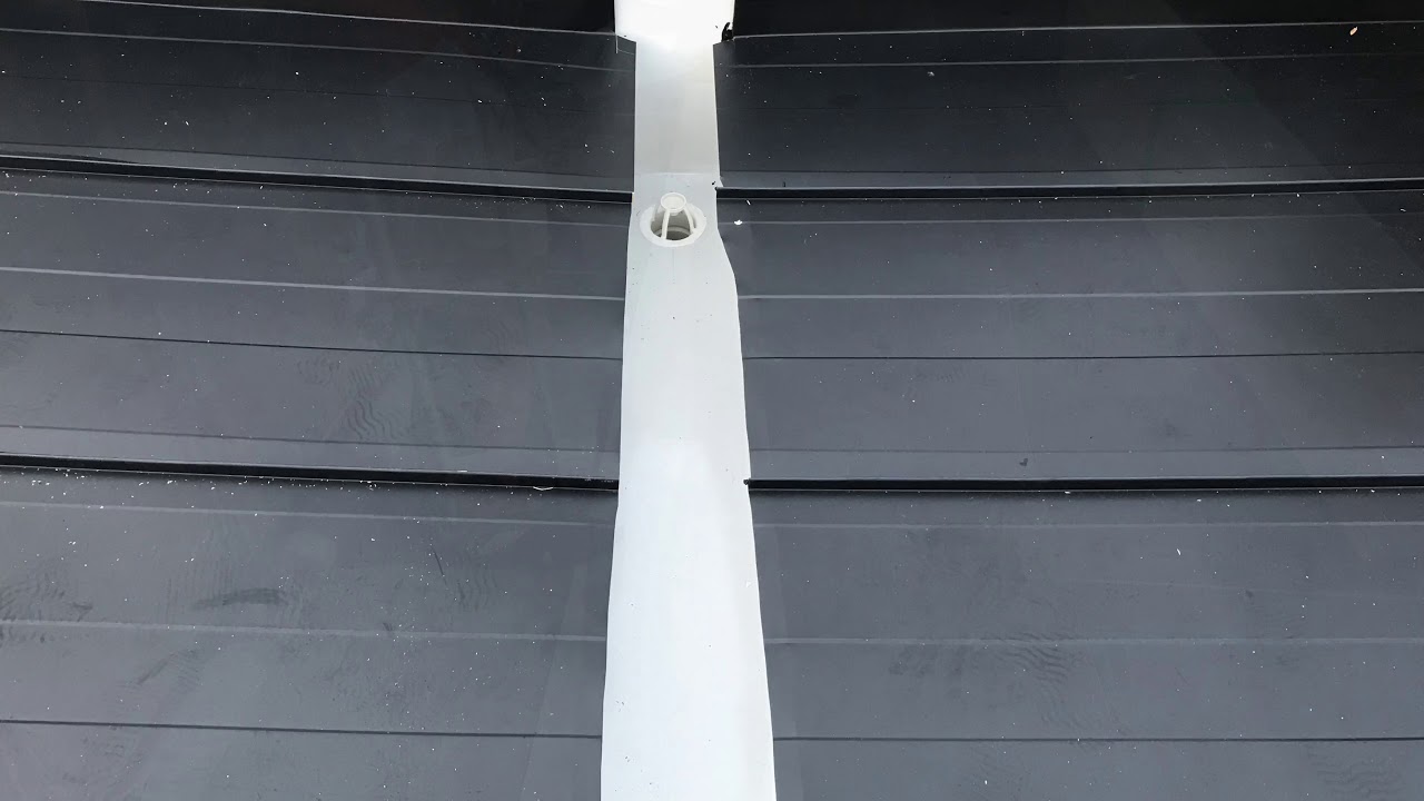 札幌 屋根工事 雪庇対策 断熱板金張替工事 雪庇カッター新設工事 Youtube