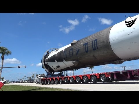 CRS8 Comes Home - SpaceX Falcon 9 Booster 04-19-2016