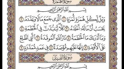 سورة الهمزة بصوت الشيخ وديع اليمني