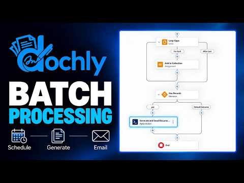 How to Automate Document Generation & Email in Salesforce | Dochly Batch Processing