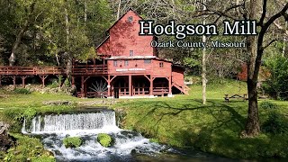 Let's explore Hodgson Mill. Using a water powered grist mill to grind corn or for making flour.