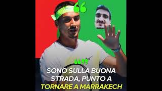 🥇  #tennis #sonego #comeback #marrakech