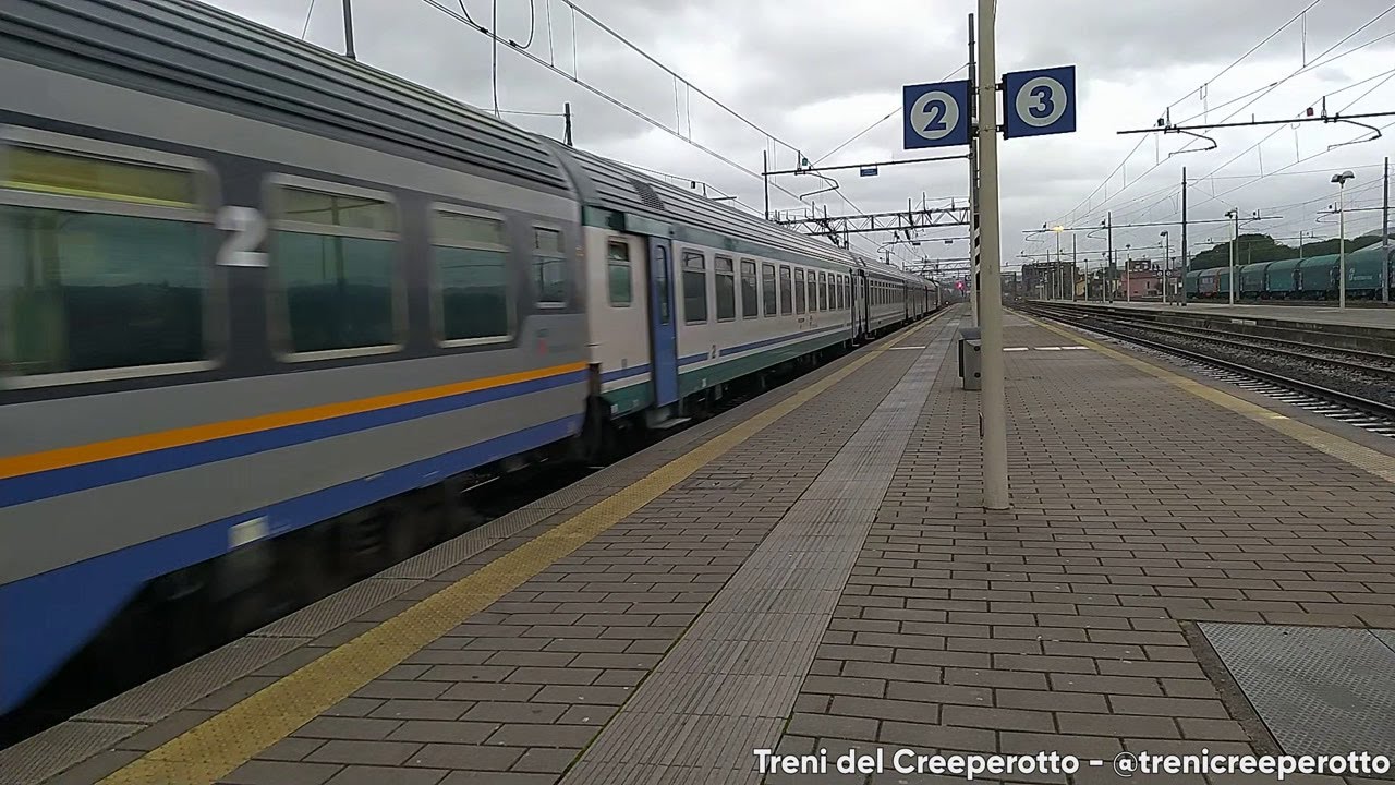 Treno Regionale 18275 con E464.579 & MD (due MDVE XMPR) - Arrivo & Partenza - Empoli