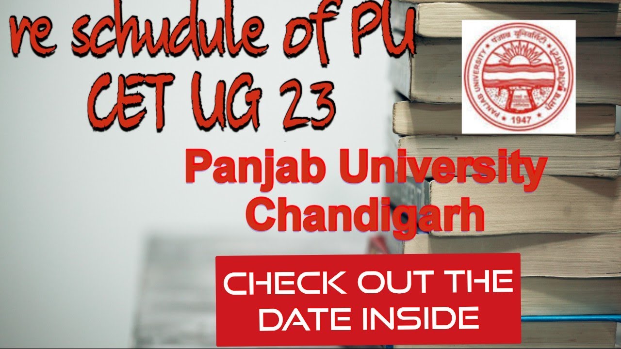 re schudule of PU CET UG 23 exams for admission BPharmacy BSC HONS