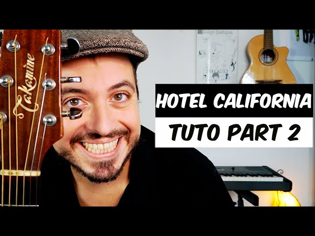 Comment jouer le solo de Hotel California? (part#1) #hotelcalifornia  #eagles #coursguitare 