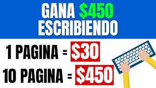 Gana $450+ Escribiendo Nombres ($30 Por Pagina) Gana Dinero en Internet