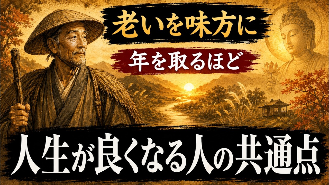 年を取るほど人生が驚くほど好転する人の共通点 | ブッダの教え