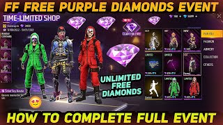 Free Fire Free Purple Diamonds Event | Time Limited Diamond Shop | Free Fire Free Diamonds