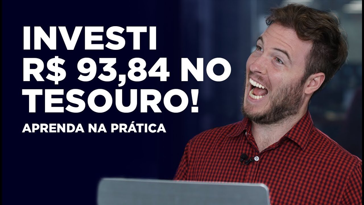 INVESTI R,84 NO TESOURO SELIC! Aprenda a investir NA PRÁTICA!