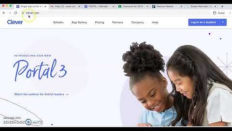Log in to Google Classroom and Clever