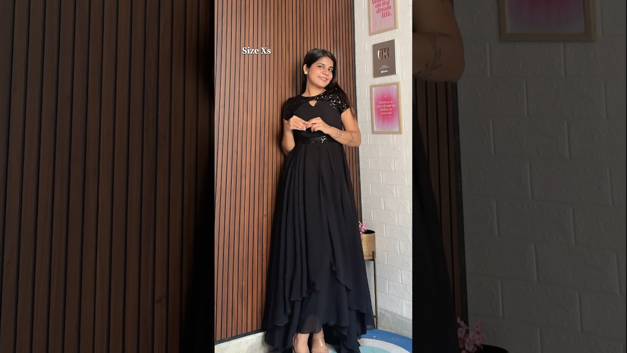 Wow🖤✨Black Birthday Dresses vo bhi non revealing 🫶🏻from flipkart 💙 