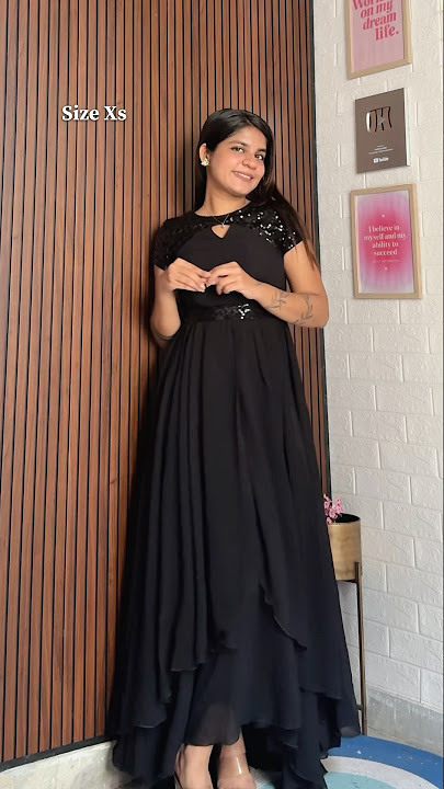 Wow🖤✨Black Birthday Dresses vo bhi non revealing 🫶🏻from flipkart 💙 #shortsvideo #dresses