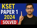 KSET 2024 Paper 1 | Previous Year Questions| Important Question