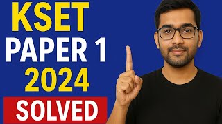 KSET 2024 Paper 1 | Previous Year Questions| Important Question