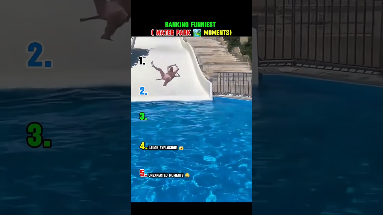 ranking funniest water park 🏞️ moments 😂