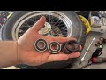 Kawasaki VN800B Project Part 1: Replacing front wheel bearing and bleeding the breaks!!!