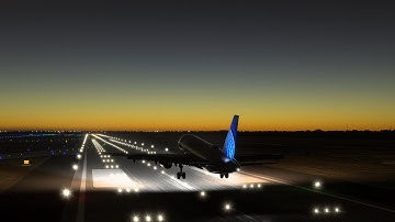 Microsoft Flight Simulator 2024 SU4 BETA ✈️ Stunning Sunset Landing 🌅 | George Bush Int’l (KIAH)