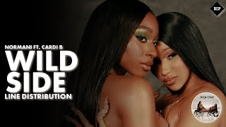 Normani (ft. Cardi B) - Wild Side ~ Line Distribution