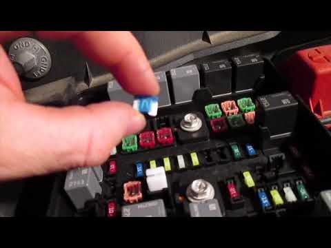 How to Check Horn Relay and Fuse Chevy Traverse 2009-2017 fix repair test Broken Horn not working