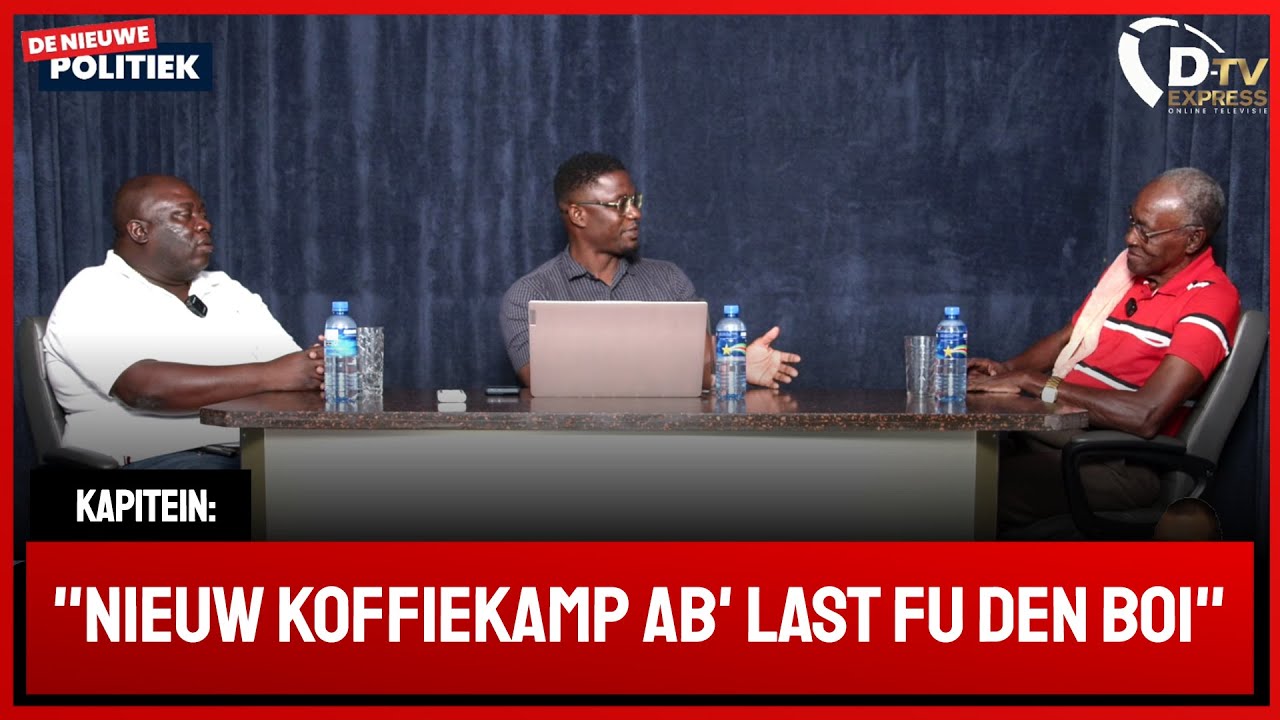 🚀 De Nieuwe Politiek Live • Traditioneel gezag Nieuw Koffiekamp over stituatie Zijin (Suriname)