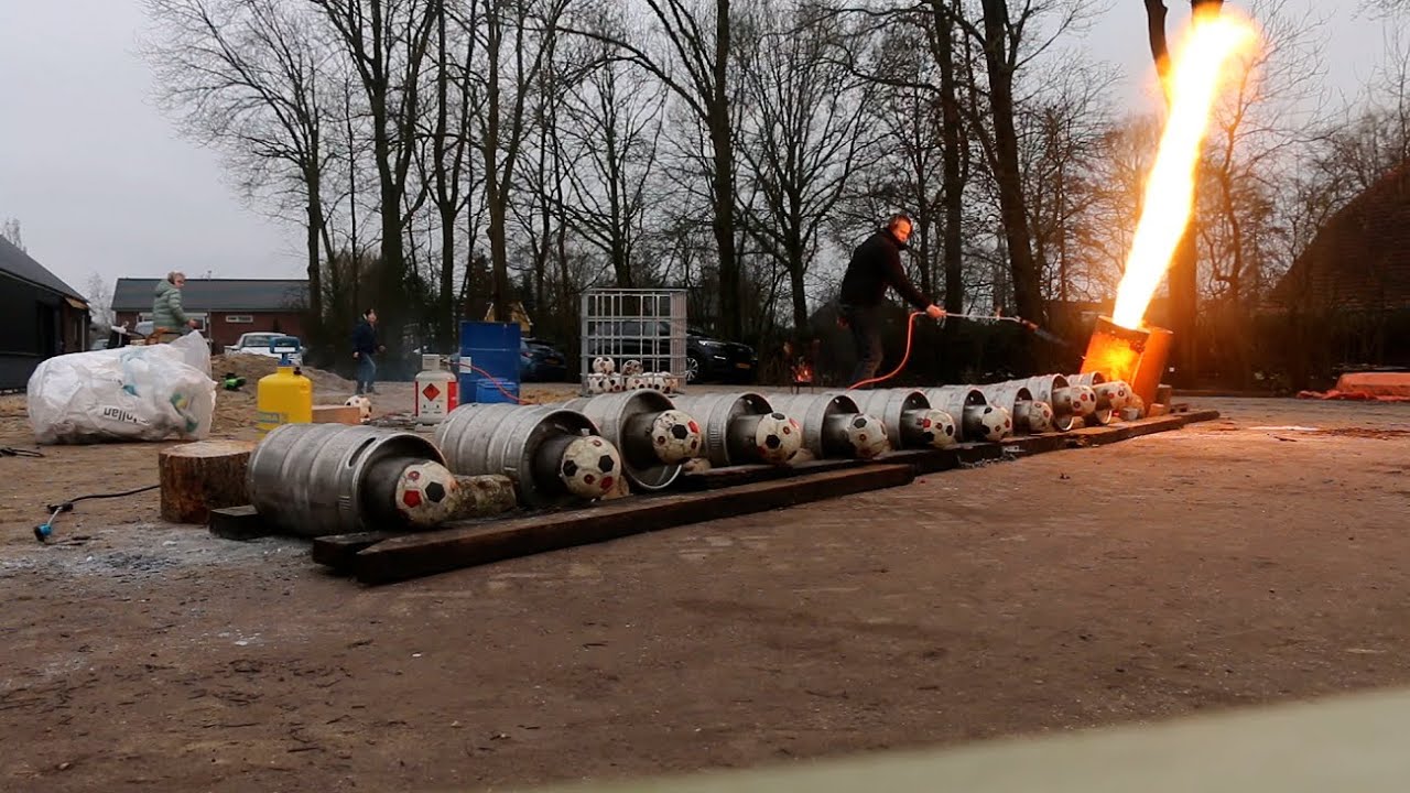 Carbid schieten 2024  50L Bierfusten