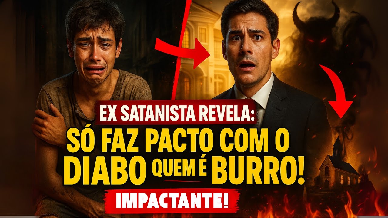EX SATANISTA REVELA: SÓ FAZ PACTO COM O DIABO QUEM É BURRO!
