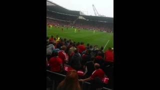 Middlesbrough v Brighton 2016 south stand pitch invasion