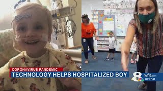 COVID-19 tech helping 4-year-old heart transplant patient stay connected to class in Pinellas County