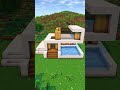 MODERN HOUSE | Tutorial Minecraft #shorts