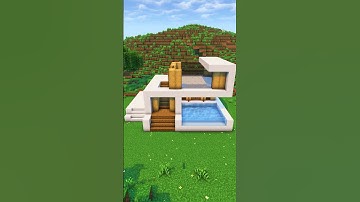 MODERN HOUSE | Tutorial Minecraft #shorts