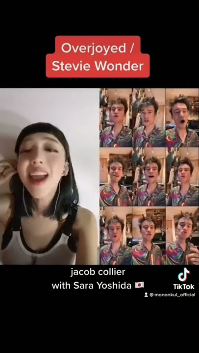 #Overjoyed(with Jacob Collier)/Stevie Wonder Covered by #モノンクル #Jacob Collierさんとデュエット好きすぎる💗 #歌ってみた