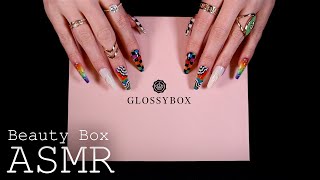 ASMR Glossybox Unboxing (🎧 soft spoken, tapping, scratching) screenshot 1