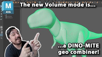 Combine geometry with ease using Volume mode in Maya 2026