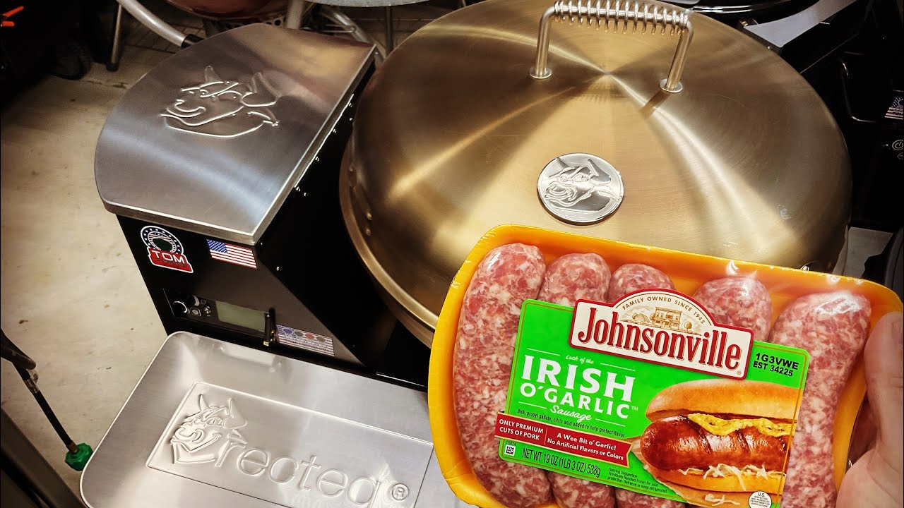 Johnsonville Irish O’ Garlic Sausage, Smoked, Seared And Beer Braised