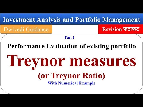 Video: Kā interpretēt Treynor ratio?