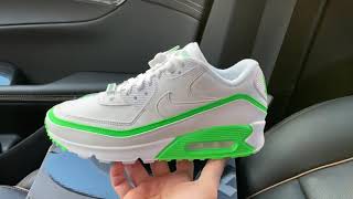 Nike Air Max 90 Undefeated White Green 