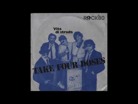 Take Four Doses - Vita Di Strada (1980) full 7” 45 RPM Blue Vinyl