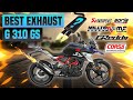 Bmw g 310 gs exhaust sound akrapovicdominatorhurricanejeskapmivvscorpionyoshimura