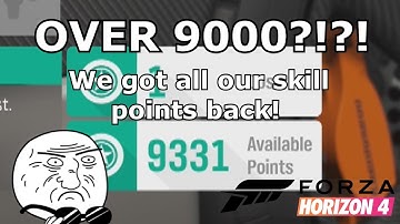 Forza Horizon 4: We got all our skill points back! (Update 9 fixed) Commentary