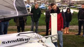 D Zero rigging 3 - Designer Dan Holman tiller extension