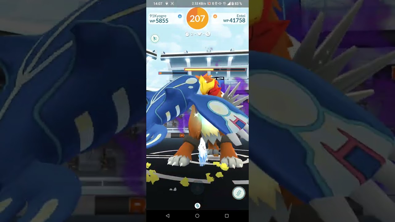 Pokémon Go Crypto-Raid Crypto-Entei 2 Players - YouTube