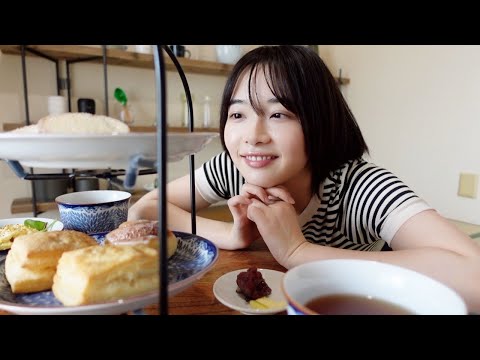 【日常VLOG】休日の過ごし方〜友達とおうちでお茶する１日〜 A day of tea with friends at home.